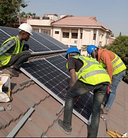 Installation of solar panels